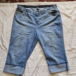 Catherines Blue Relaxed Jeans with Classic Denim Wash